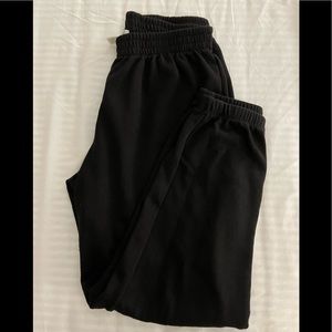Women’s black joggers